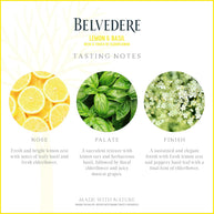 Belvedere Organic Infusions Lemon & Basil 70cl