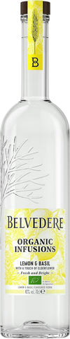 Belvedere Organic Infusions Lemon & Basil 70cl