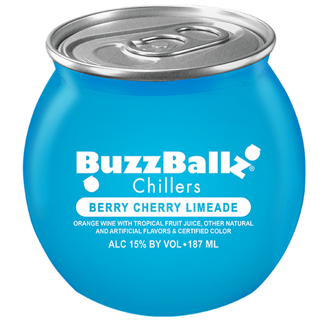 Buzzballz Berry Cherry Limeade Box of 12 x 20cl - NEW