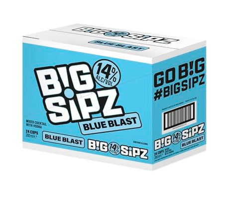 Big Sipz Blue Blast 24 x 200ml