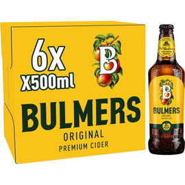 Bulmers Original Cider 6 x 500ml Bottles