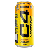 C4 Performance Energy Pineapple Head Energy Drink 12 x 500ml