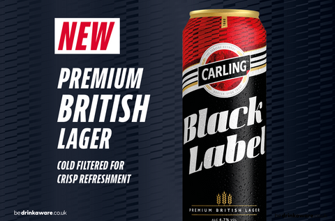 Carling Black Label Lager Beer 10 x 440ml Cans - NEW