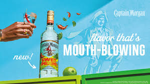 Captain Morgan Sweet Chili Lime 750ml - IMPORTED FROM USA - NEW