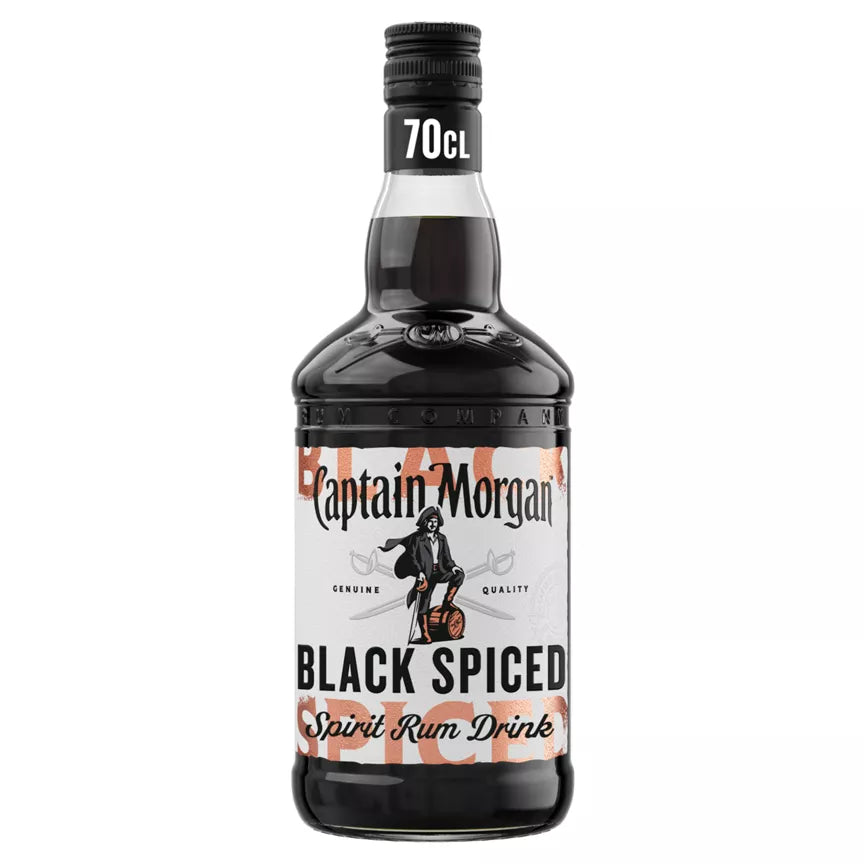 Captain Morgan Black Spiced 70cl - NEW