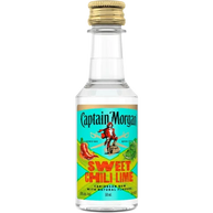 Captain Morgan Sweet Chili Lime Caribbean Rum 5cl Miniature - IMPORTED FROM USA