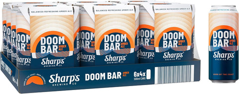 Sharp's Brewery Doom Bar Amber Ale 24 x 500ml Cans