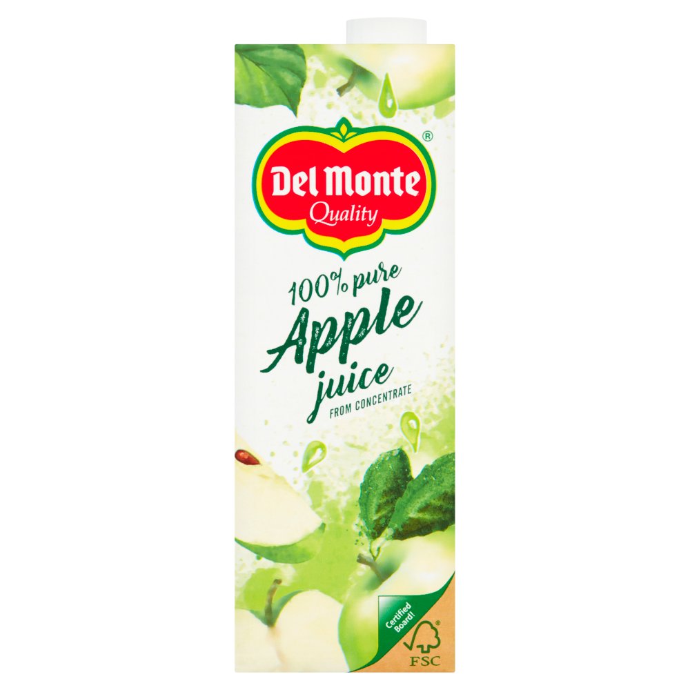 Del Monte Gold Apple Juice 1L Carton