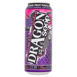 Dragon Soop Dark Fruit Punch Caffeinated Alcoholic Beverage 500ml