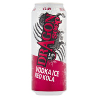 Dragon Soop Vodka Ice Red Kola 8x500ml Cans