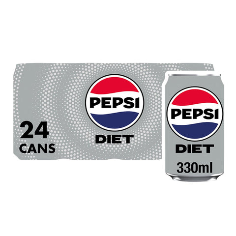 Diet Pepsi 24x330ml cans