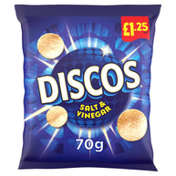 Discos Salt & Vinegar Flavour PM£1.25 16x70g