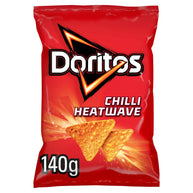 Doritos Chilli Heatwave Tortilla Chips Sharing Bag Crisps 12x140g