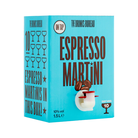 Drinks Bureau Espresso Martini Party Box on Tap 1.5lt - Serves 10