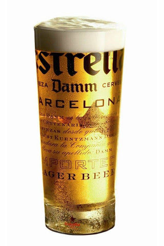 Estrella Damn Nucleated Pint Glass - 20oz