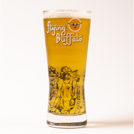 Flying Buffalo 330ml 12oz Beer Glass