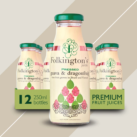 Folkingtons Guava and Dragonfruit Juice 12 x 250ml