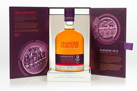 Famous Grouse Commonwealth Games 2014 / Glenturret Single Malt - 70cl - Gift Box - Limited Edition