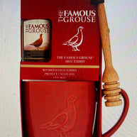 The Famous Grouse Hot Toddy Blended Scotch Whisky 50ml, Tiptree Honey 28g, Honey Drizzler & Mug Gift Set