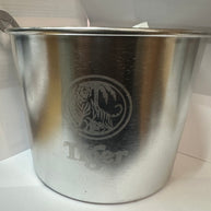 Tiger Beer Brushed Stainless 6 Bottle Bottle Cooler / Ice Bucket with Bottle Opener
