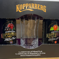 Kopparberg Glass and duo can gift set
