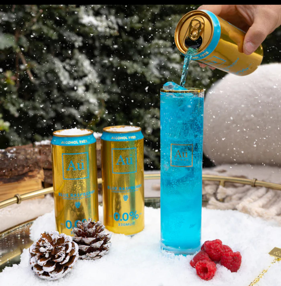 Buy Au Vodka Blue Raspberry Alcohol Free 4x330ml cans Online - 365 Drinks