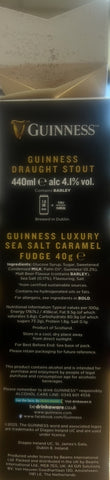 Guinness Can & Luxury Sea Salt & Carmel Fudge Gift Set