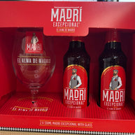 Madri Bottle and glass Gift Set