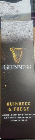 Guinness Can & Luxury Sea Salt & Carmel Fudge Gift Set