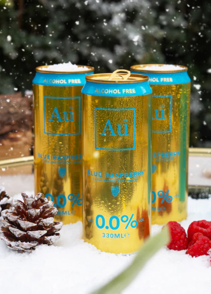 Buy Au Vodka Blue Raspberry Alcohol Free 4x330ml cans Online - 365 Drinks
