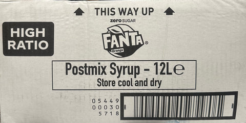 Fanta Orange 12Lt HIGH YIELD Postmix Bag in Box