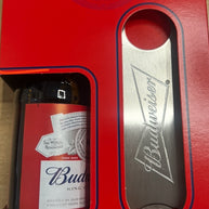 Budweiser Beer & Bottle Opener Gift Set