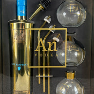 AU Vodka Blue Raspberry Bauble Gift Pack 70cl