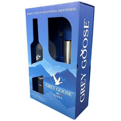 Grey Goose Vodka Magnum Gift Set, with Complimentary Carafe and Stir Rod - 1.75L Bottle