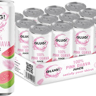 Glug 100% Pink Guava Juice 12 x 320ml Cans