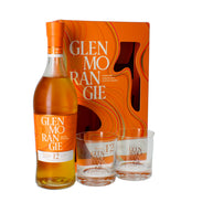 Glenmorangie 12 Year Whisky 70cl Gift Set with 2x Brand Tumblers