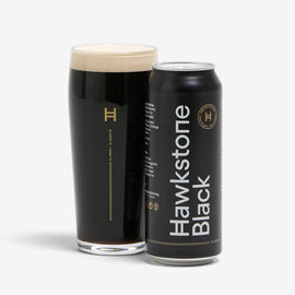 Hawkstone Black Stout - The Smooth One - 12x440ml Cans