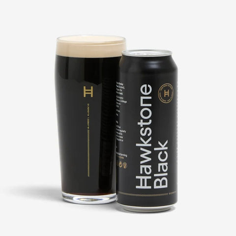 Hawkstone Black Stout - The Smooth One - 4x440ml Cans