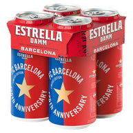 Estrella Damm 24 x 440ml Spanish Lager Beer Can