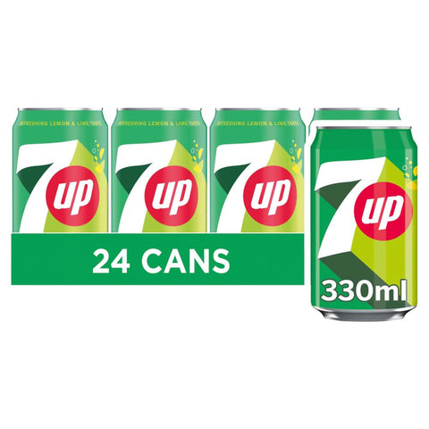 7UP 24x330ml Cans