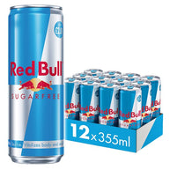 Red Bull Energy Drink Sugar Free 12x355ml Cans PM £2.00