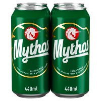 Mythos Premium Greek Lager Beer Can 24x440ml