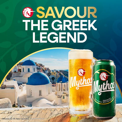 Mythos Premium Greek Lager Beer Can 24x440ml