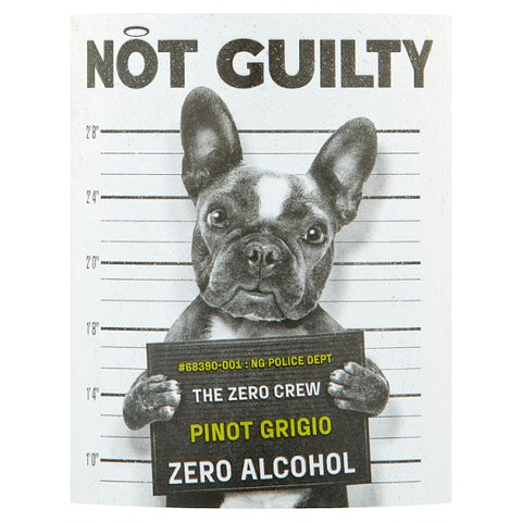 Not Guilty Pinot Grigio Alcohol Free Australian White Wine 75cl