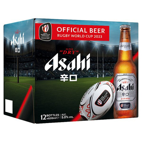 Asahi Super Dry Beer Lager Bottle 12x620ml