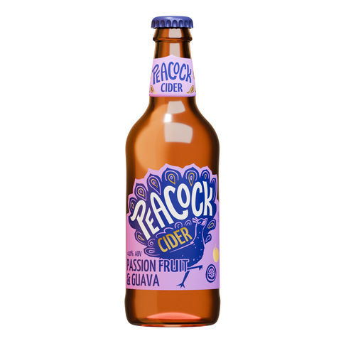 Peacock Passion Fruit & Guava 12 x 500ml- NEW