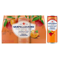 San Pellegrino Zero Peach & Clementine 12x330ml