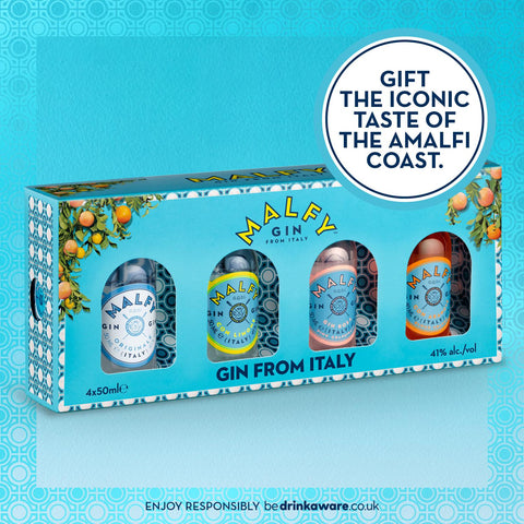 Malfy Gin Gift Set 4 x 5cl