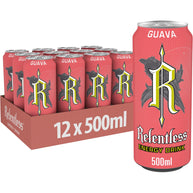 Relentless Guava Energy Drink 12 x 500ml P.M £1