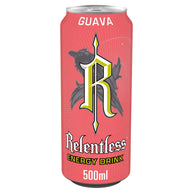 Relentless Guava Energy Drink 12 x 500ml P.M £1